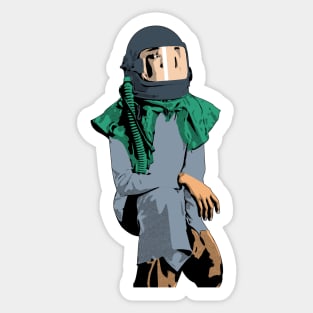 Girl Astronaut Sticker